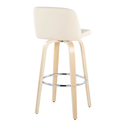 Majestic Office Furniture 30" Fixed-Height Barstool - Set of 2