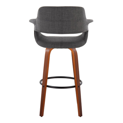 Majestic Office Furniture Flair 30" Fixed-Height Barstool - Set of 2