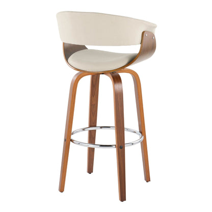 Majestic Office Furniture Mod 30" Fixed-Height Barstool - Set of 2