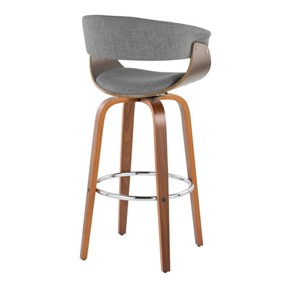 Majestic Office Furniture Mod 30" Fixed-Height Barstool - Set of 2