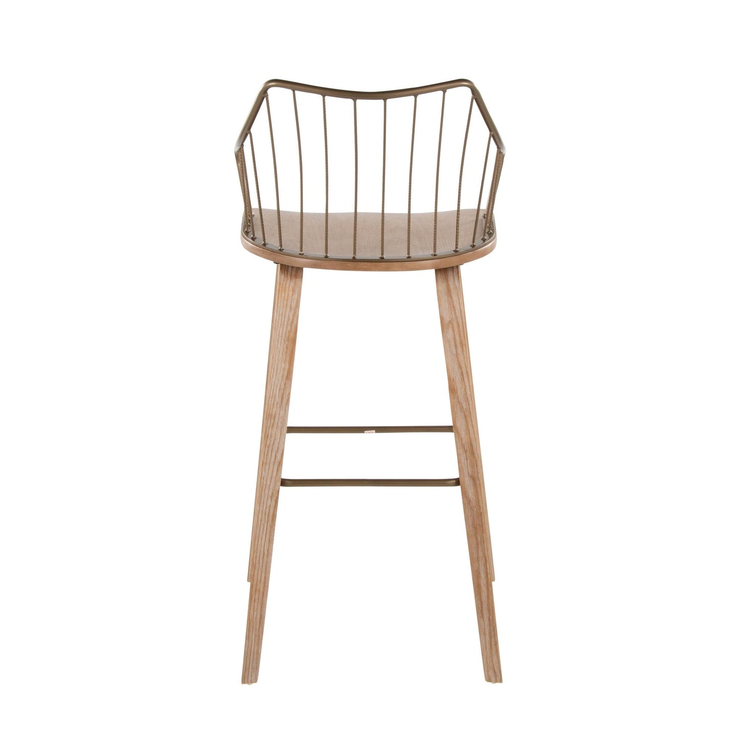 Majestic Office Furniture 30" Fixed-Height Barstool
