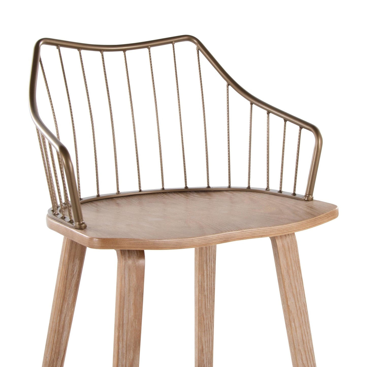 Majestic Office Furniture 30" Fixed-Height Barstool