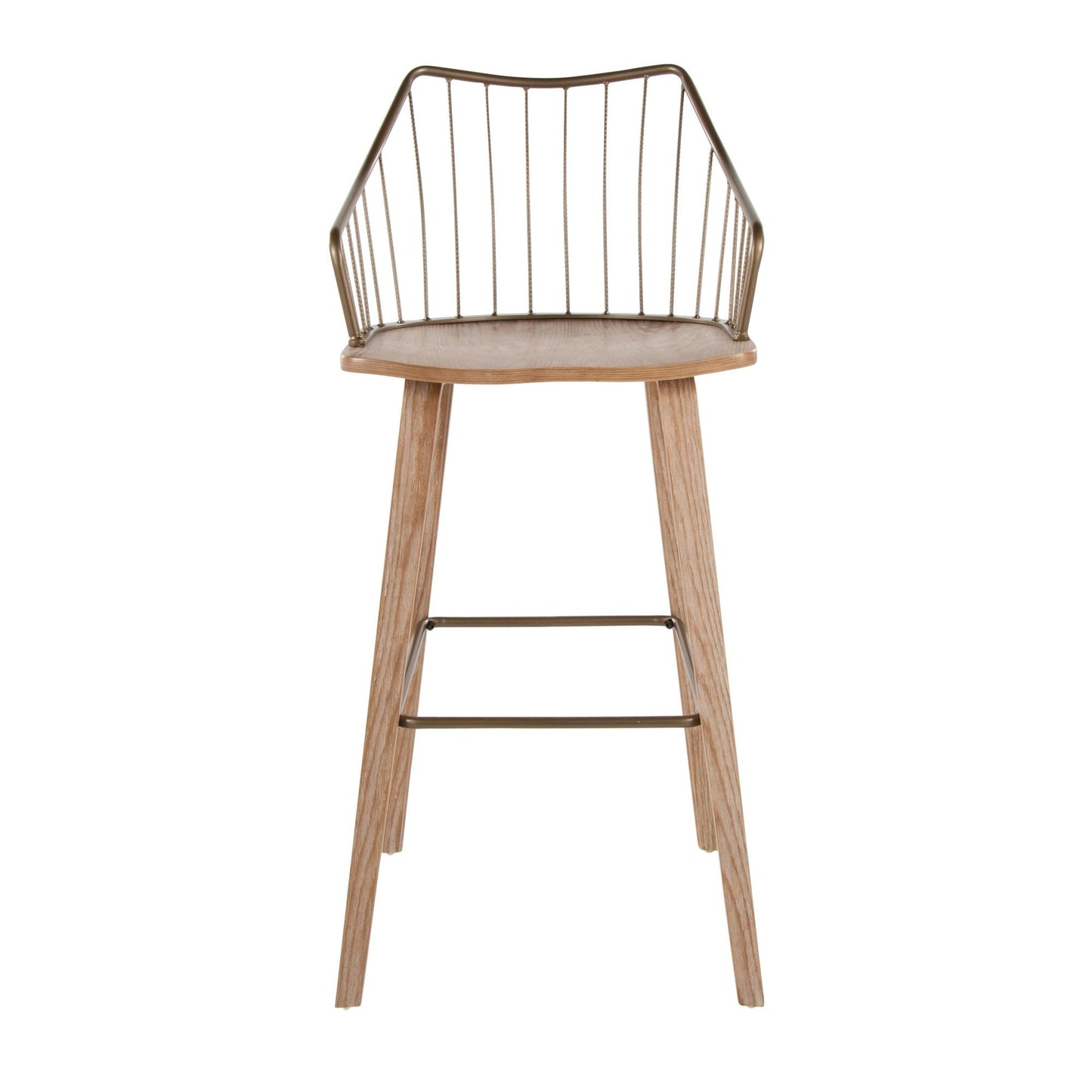 Majestic Office Furniture 30" Fixed-Height Barstool