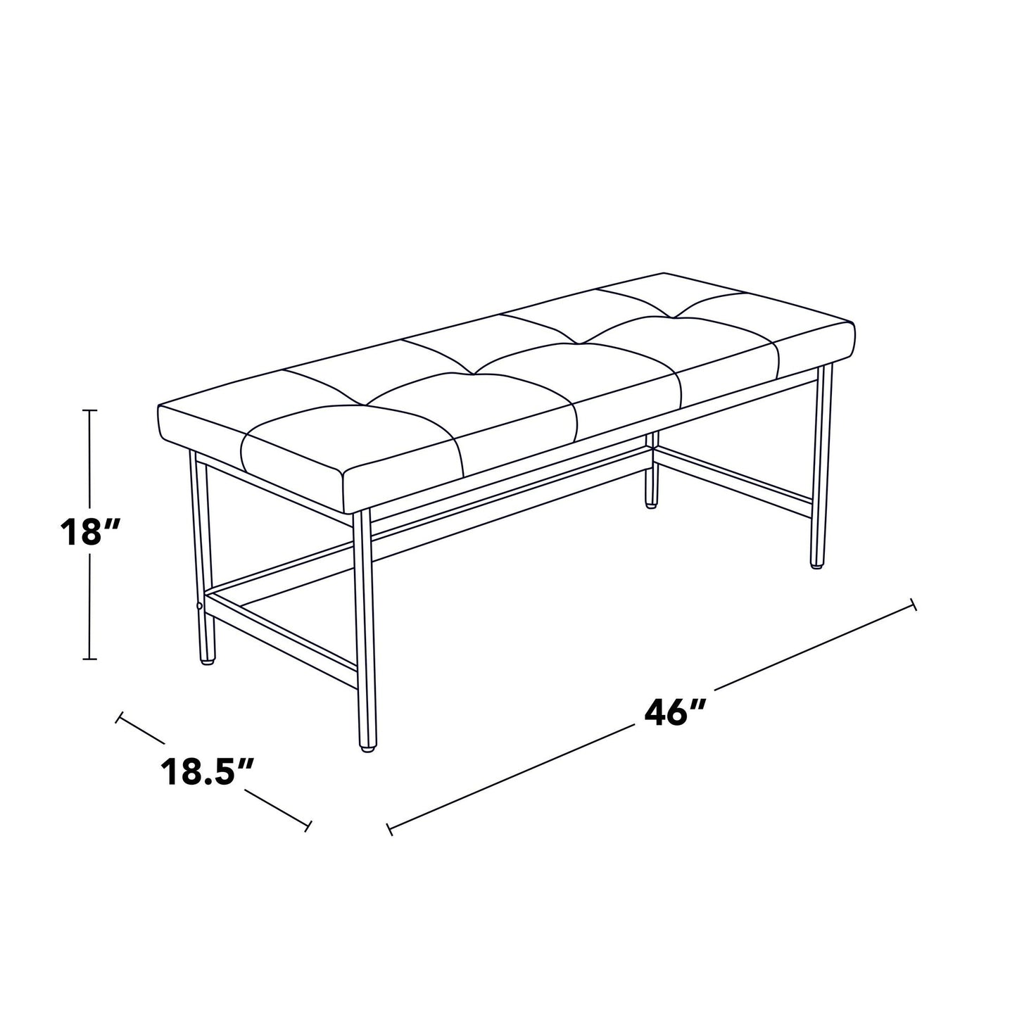 Majestic Office Furniture Bench