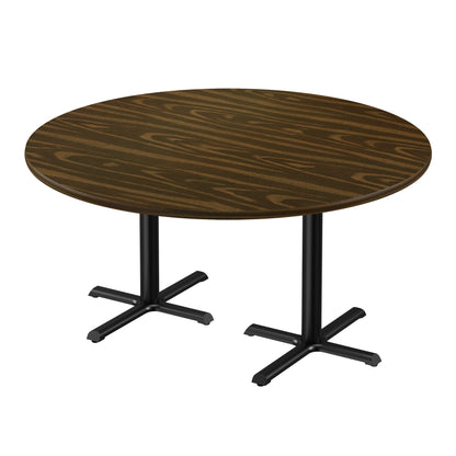 Majestic Office Furniture Bar Stool or Standing Height Deluxe High-Pressure Cafe and Breakroom Table with Cast Iron Base