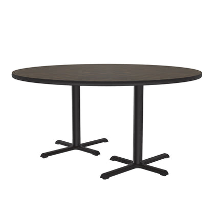 Majestic Office Furniture Deluxe High-Pressure Cafe and Breakroom Table with Cast Iron Base