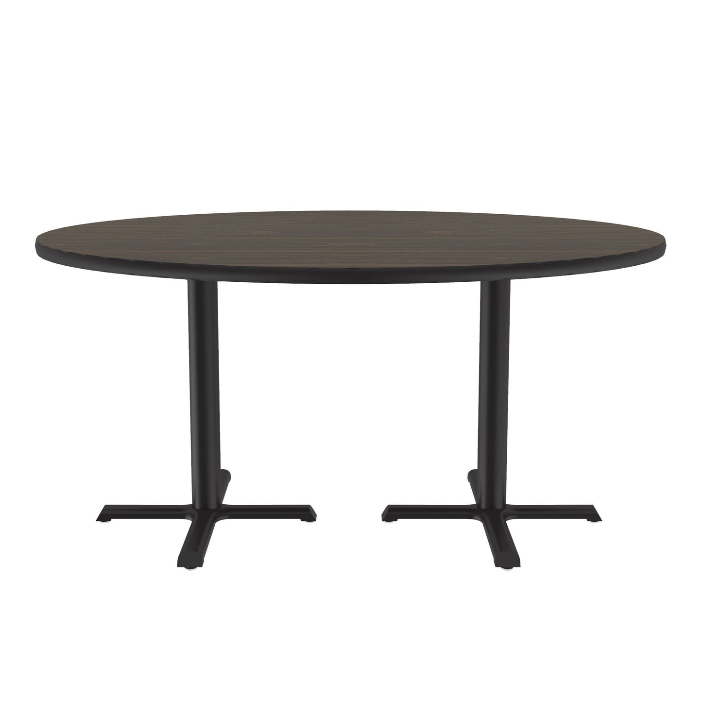 Majestic Office Furniture Deluxe High-Pressure Cafe and Breakroom Table with Cast Iron Base