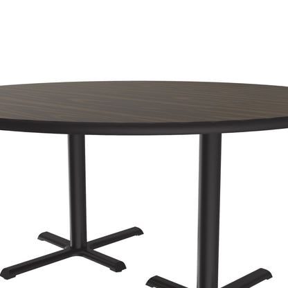 Majestic Office Furniture Deluxe High-Pressure Cafe and Breakroom Table with Cast Iron Base