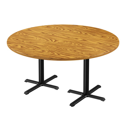 Majestic Office Furniture Bar Stool or Standing Height Deluxe High-Pressure Cafe and Breakroom Table with Cast Iron Base