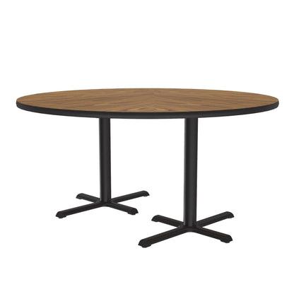 Majestic Office Furniture Deluxe High-Pressure Cafe and Breakroom Table with Cast Iron Base