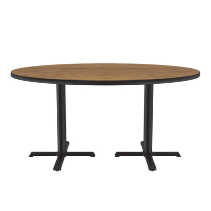 Majestic Office Furniture Deluxe High-Pressure Cafe and Breakroom Table with Cast Iron Base