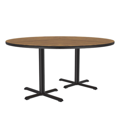 Majestic Office Furniture Deluxe High-Pressure Cafe and Breakroom Table with Cast Iron Base