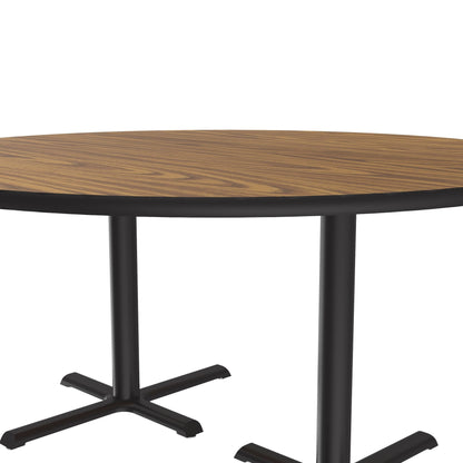 Majestic Office Furniture Deluxe High-Pressure Cafe and Breakroom Table with Cast Iron Base