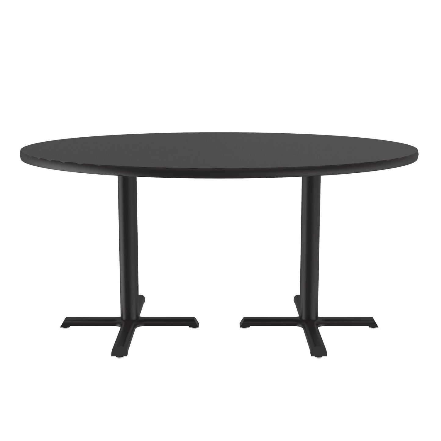 Majestic Office Furniture Deluxe High-Pressure Cafe and Breakroom Table with Cast Iron Base