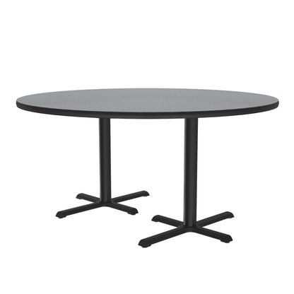Majestic Office Furniture Deluxe High-Pressure Cafe and Breakroom Table with Cast Iron Base