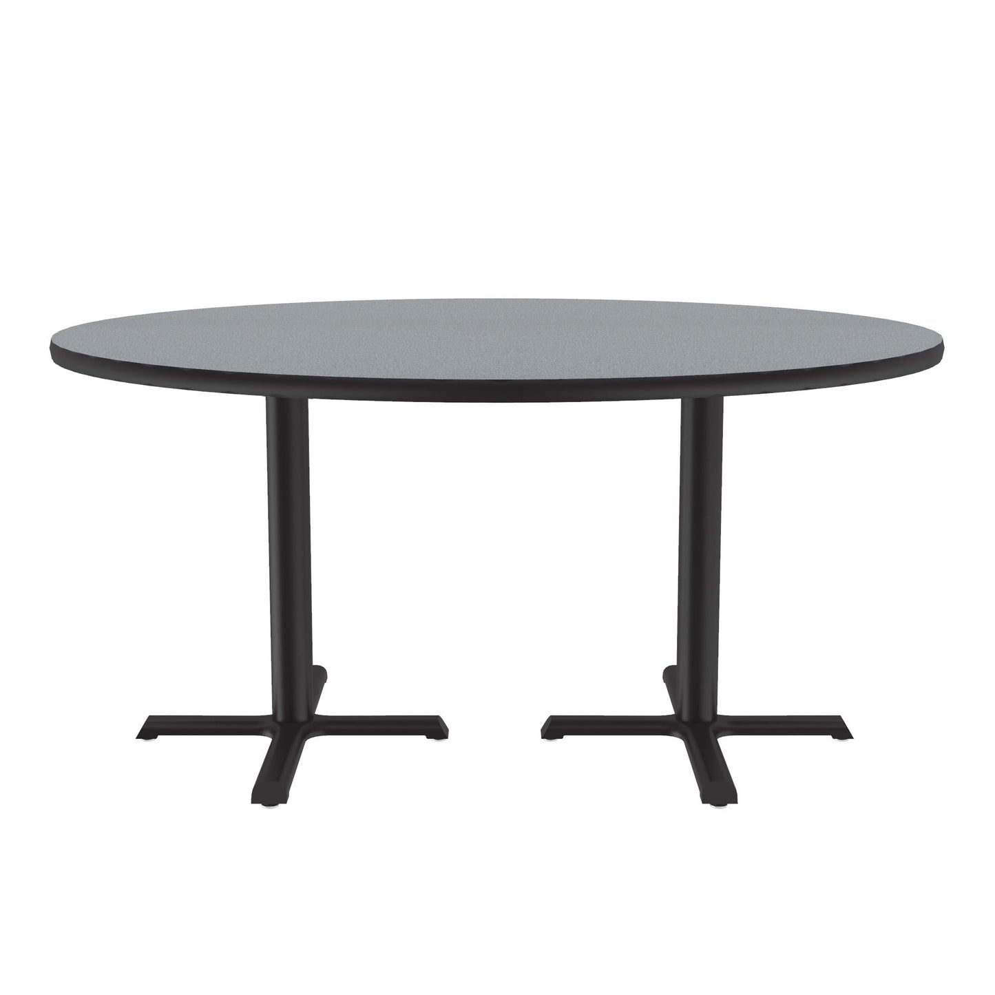 Majestic Office Furniture Deluxe High-Pressure Cafe and Breakroom Table with Cast Iron Base