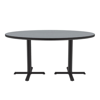 Majestic Office Furniture Deluxe High-Pressure Cafe and Breakroom Table with Cast Iron Base