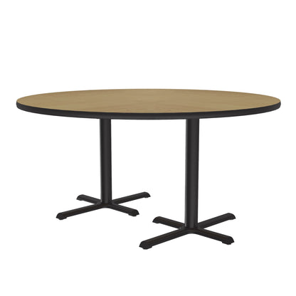 Majestic Office Furniture Deluxe High-Pressure Cafe and Breakroom Table with Cast Iron Base