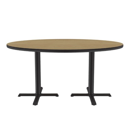 Majestic Office Furniture Deluxe High-Pressure Cafe and Breakroom Table with Cast Iron Base