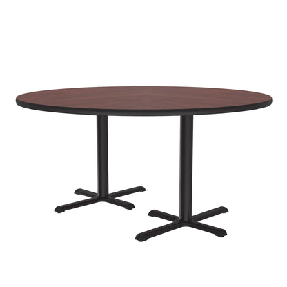 Majestic Office Furniture Deluxe High-Pressure Cafe and Breakroom Table with Cast Iron Base