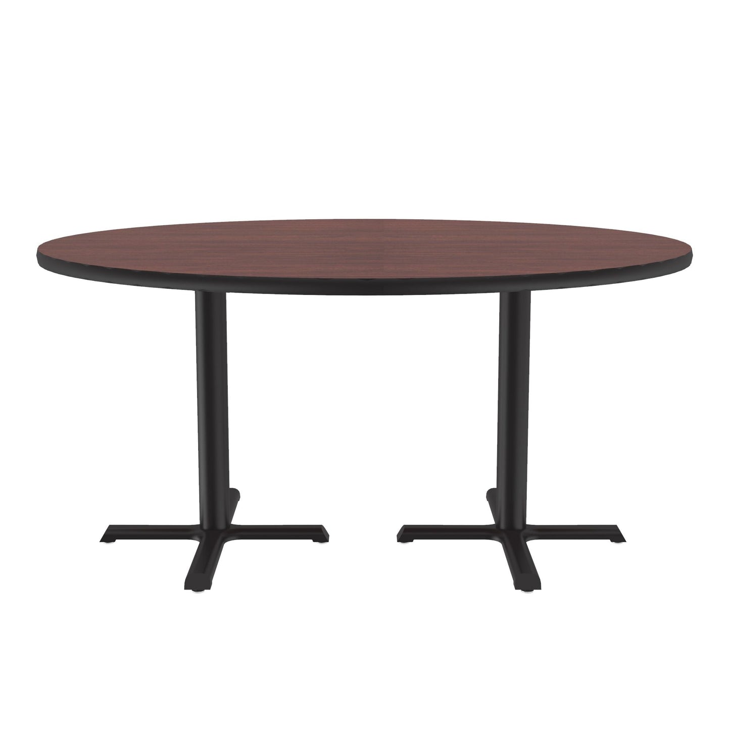 Majestic Office Furniture Deluxe High-Pressure Cafe and Breakroom Table with Cast Iron Base