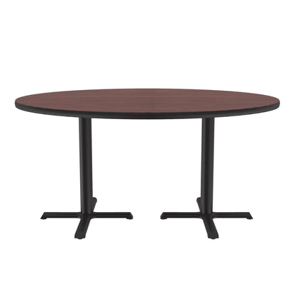 Majestic Office Furniture Deluxe High-Pressure Cafe and Breakroom Table with Cast Iron Base