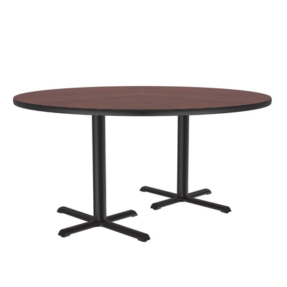 Majestic Office Furniture Deluxe High-Pressure Cafe and Breakroom Table with Cast Iron Base