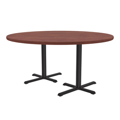 Majestic Office Furniture Bar Stool or Standing Height Deluxe High-Pressure Cafe and Breakroom Table with Cast Iron Base