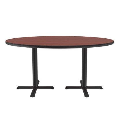 Majestic Office Furniture Deluxe High-Pressure Cafe and Breakroom Table with Cast Iron Base