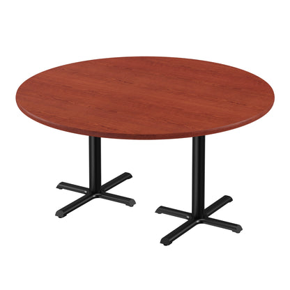 Majestic Office Furniture Bar Stool or Standing Height Deluxe High-Pressure Cafe and Breakroom Table with Cast Iron Base