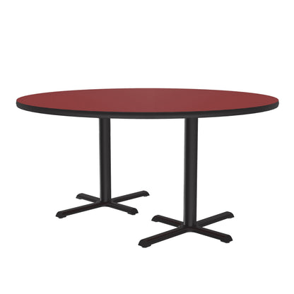 Majestic Office Furniture Deluxe High-Pressure Cafe and Breakroom Table with Cast Iron Base
