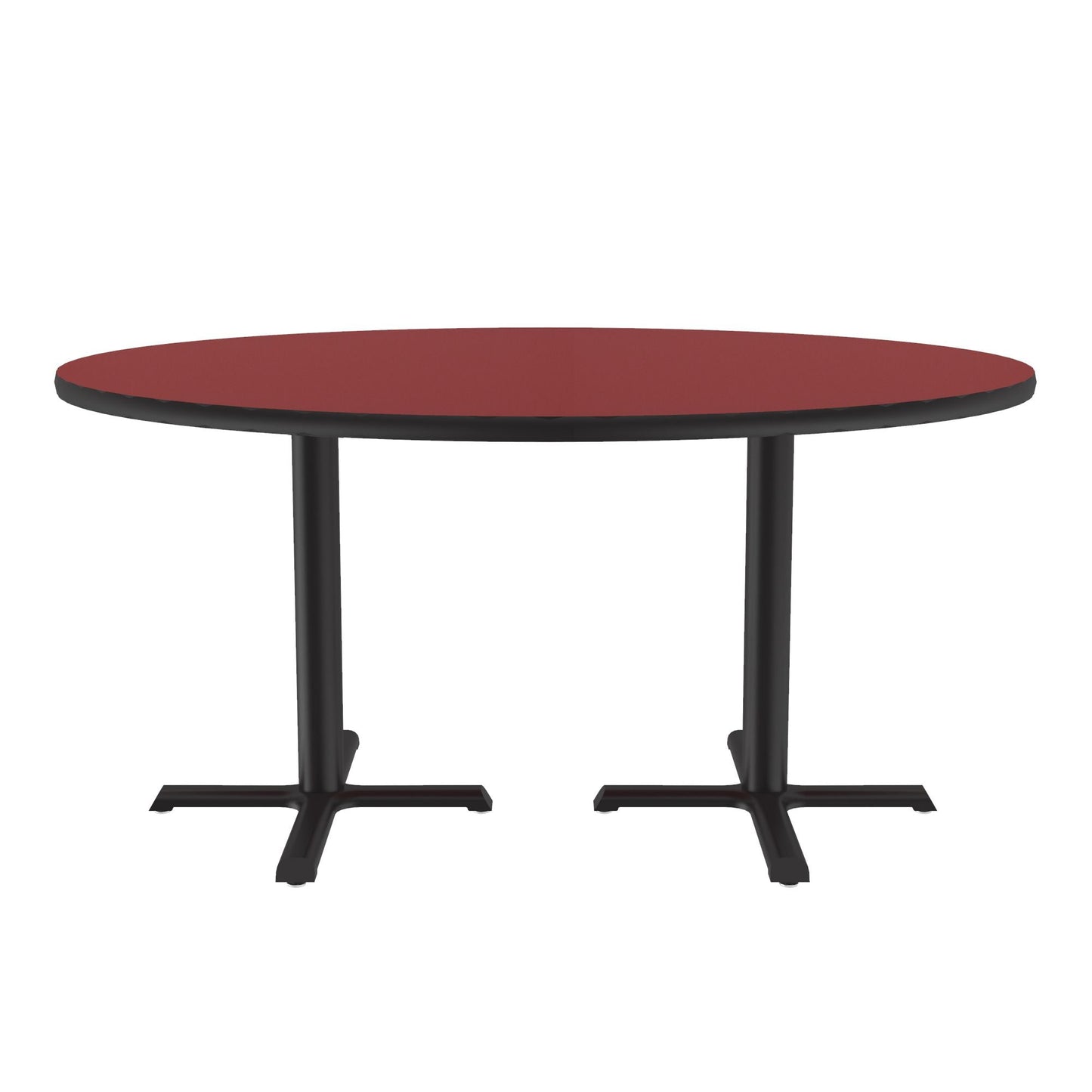 Majestic Office Furniture Deluxe High-Pressure Cafe and Breakroom Table with Cast Iron Base