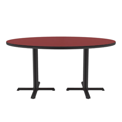 Majestic Office Furniture Deluxe High-Pressure Cafe and Breakroom Table with Cast Iron Base