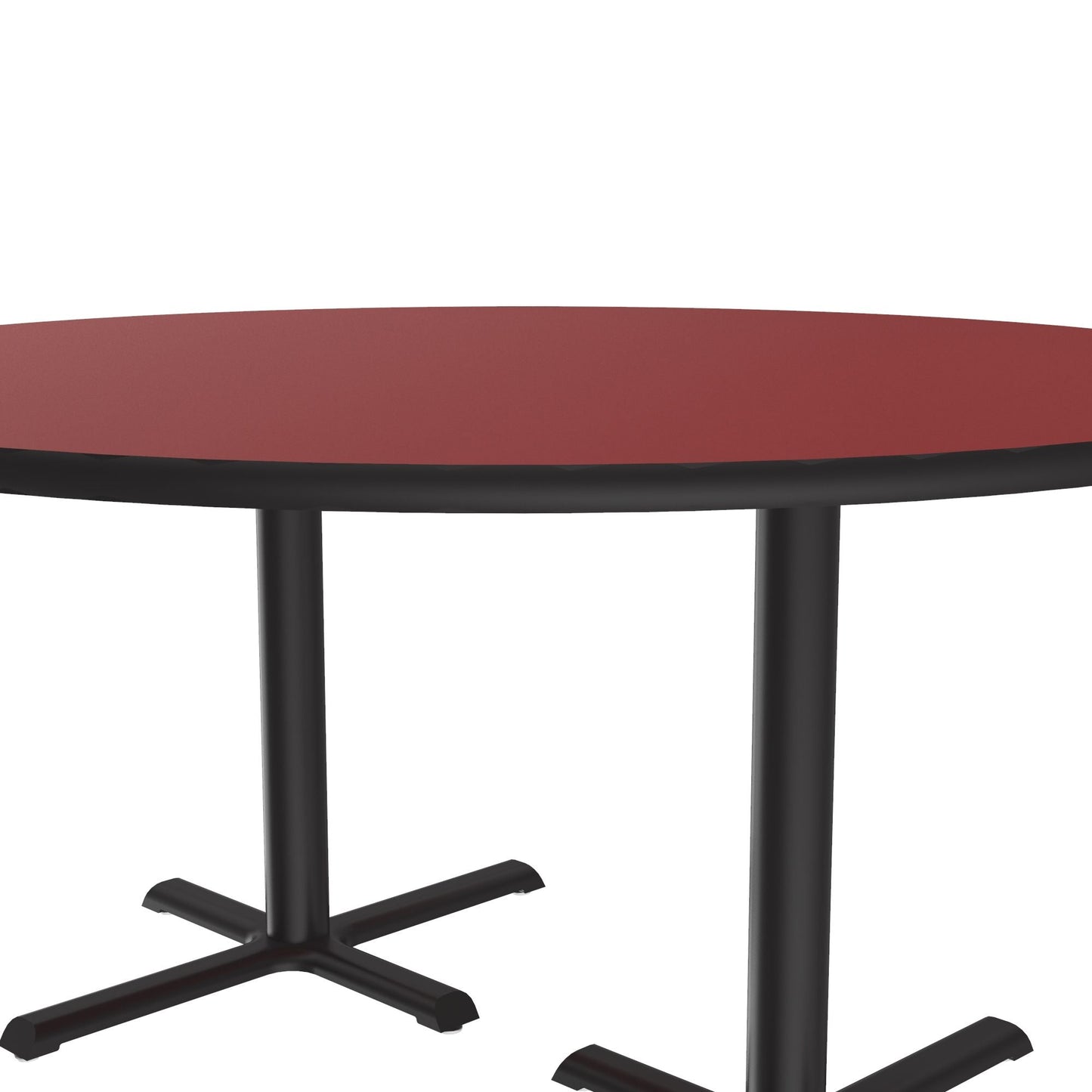 Majestic Office Furniture Deluxe High-Pressure Cafe and Breakroom Table with Cast Iron Base