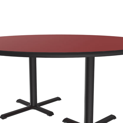 Majestic Office Furniture Deluxe High-Pressure Cafe and Breakroom Table with Cast Iron Base
