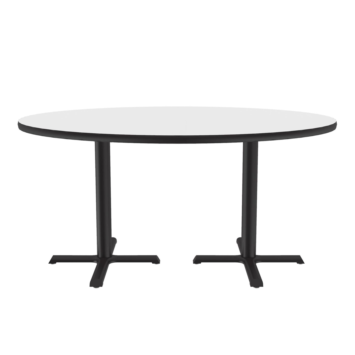 Majestic Office Furniture Deluxe High-Pressure Cafe and Breakroom Table with Cast Iron Base