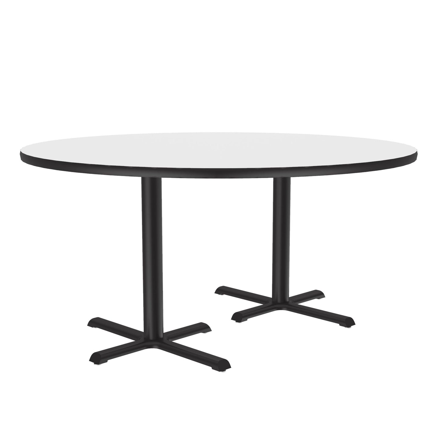 Majestic Office Furniture Deluxe High-Pressure Cafe and Breakroom Table with Cast Iron Base