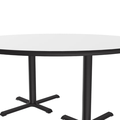 Majestic Office Furniture Deluxe High-Pressure Cafe and Breakroom Table with Cast Iron Base