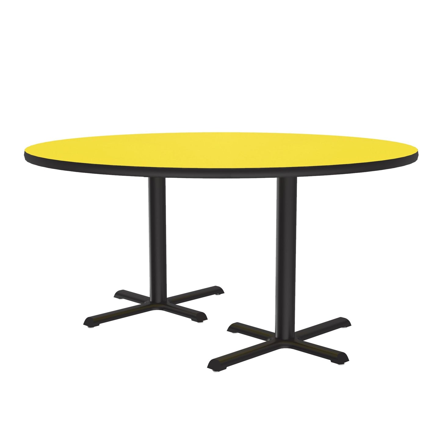 Majestic Office Furniture Deluxe High-Pressure Cafe and Breakroom Table with Cast Iron Base