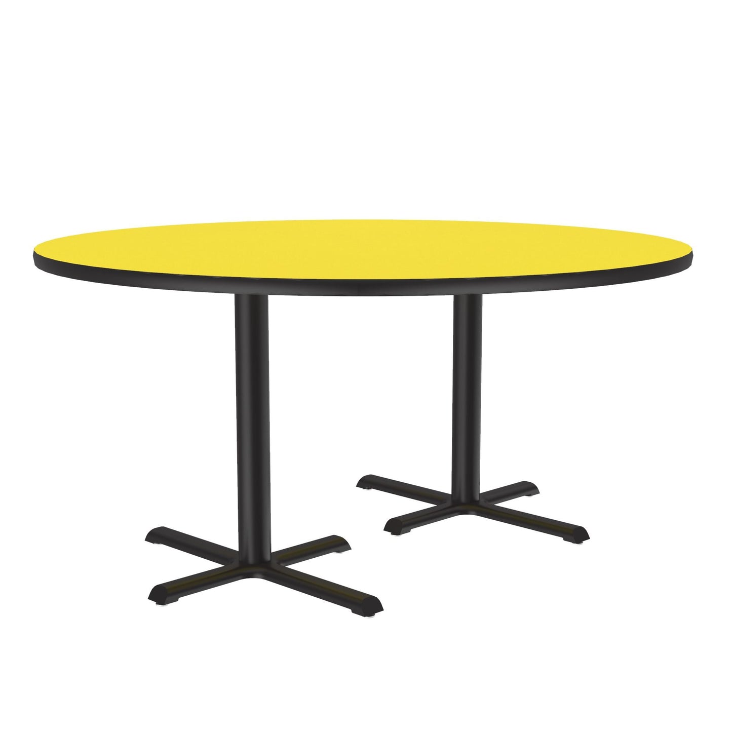 Majestic Office Furniture Deluxe High-Pressure Cafe and Breakroom Table with Cast Iron Base