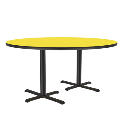 Majestic Office Furniture Deluxe High-Pressure Cafe and Breakroom Table with Cast Iron Base