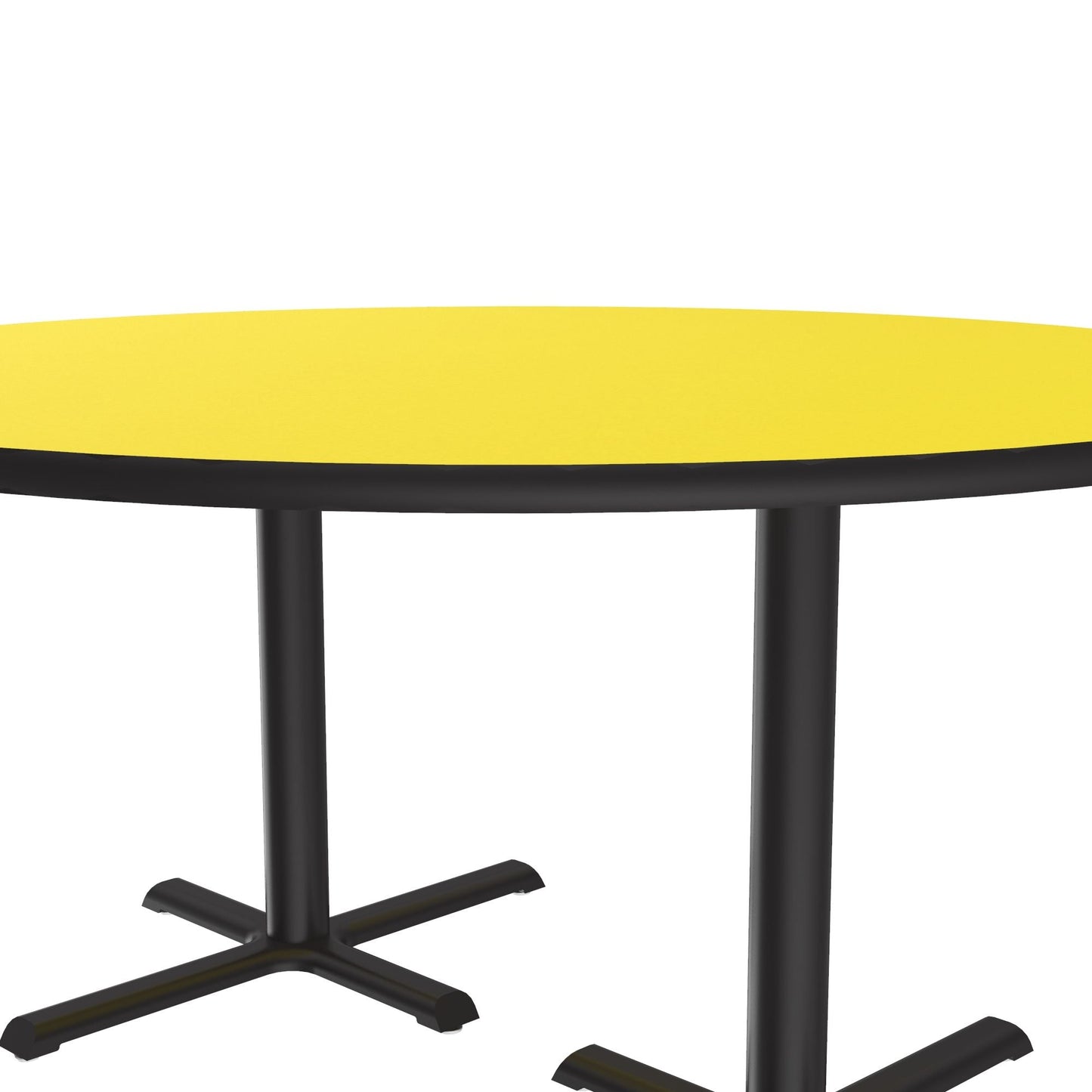 Majestic Office Furniture Deluxe High-Pressure Cafe and Breakroom Table with Cast Iron Base