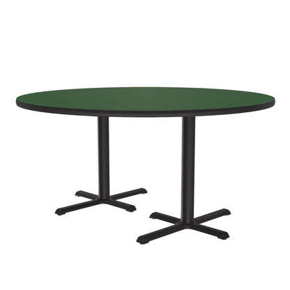 Majestic Office Furniture Deluxe High-Pressure Cafe and Breakroom Table with Cast Iron Base