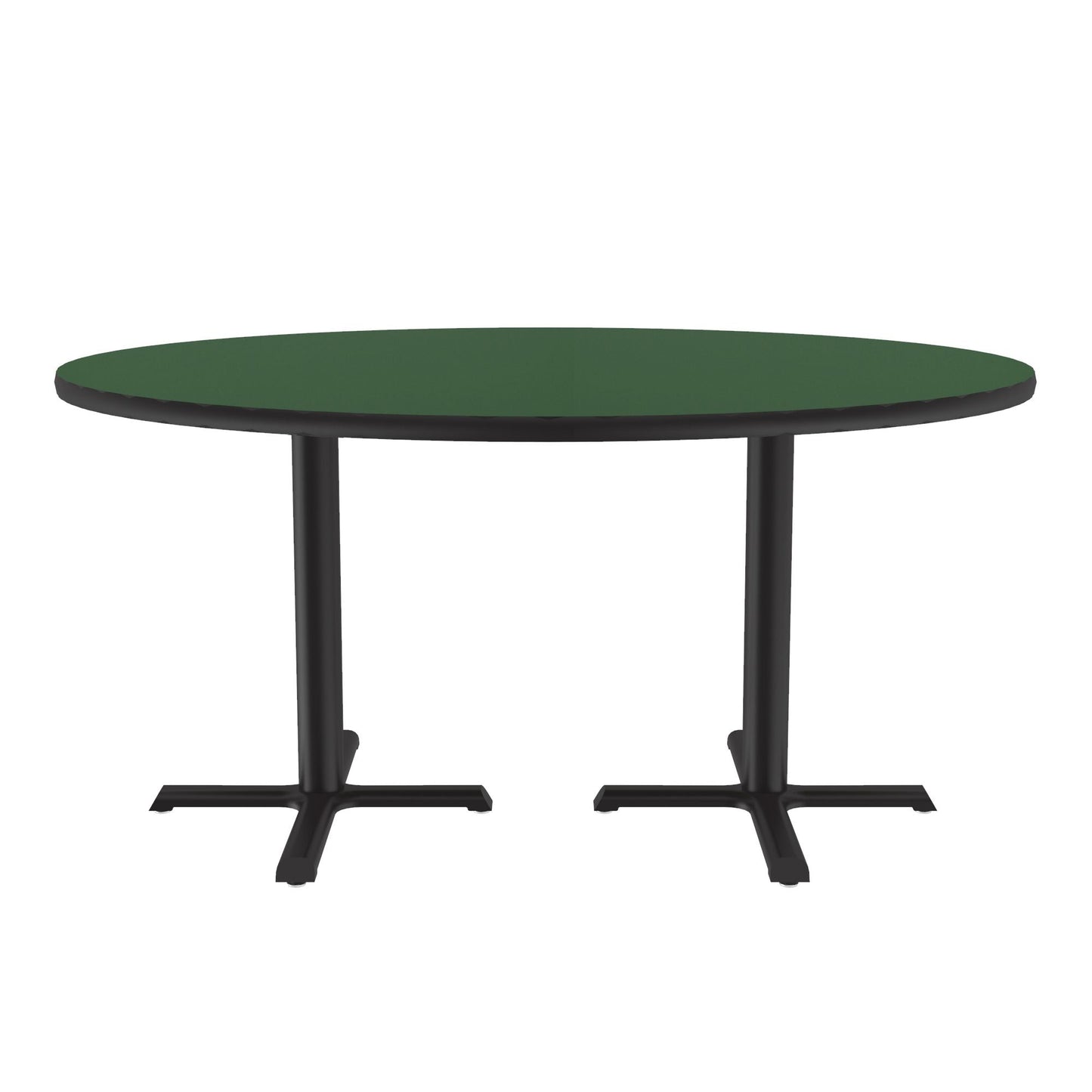 Majestic Office Furniture Deluxe High-Pressure Cafe and Breakroom Table with Cast Iron Base