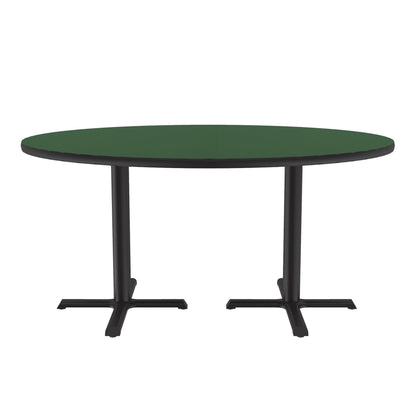 Majestic Office Furniture Deluxe High-Pressure Cafe and Breakroom Table with Cast Iron Base