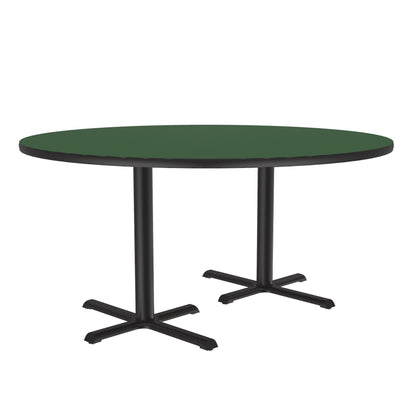 Majestic Office Furniture Deluxe High-Pressure Cafe and Breakroom Table with Cast Iron Base