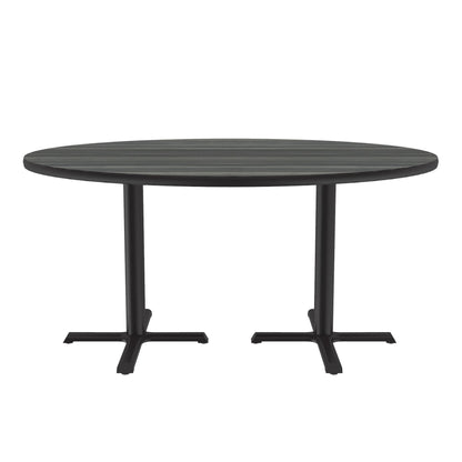 Majestic Office Furniture Deluxe High-Pressure Cafe and Breakroom Table with Cast Iron Base