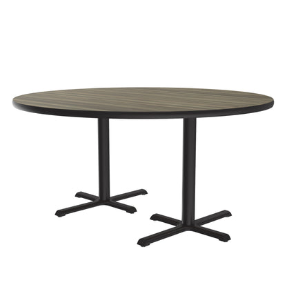 Majestic Office Furniture Deluxe High-Pressure Cafe and Breakroom Table with Cast Iron Base