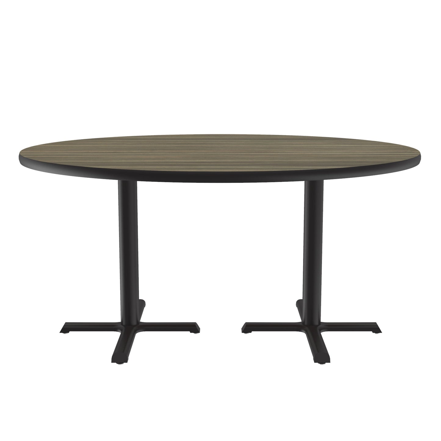 Majestic Office Furniture Deluxe High-Pressure Cafe and Breakroom Table with Cast Iron Base
