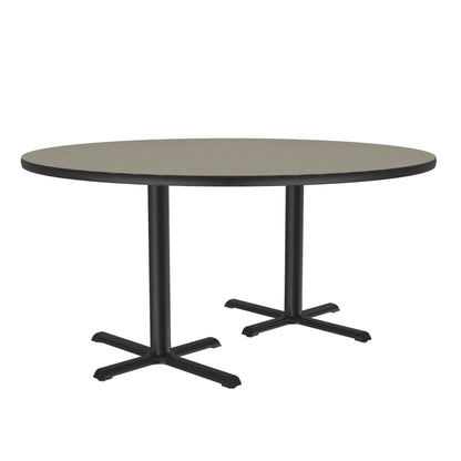 Majestic Office Furniture Deluxe High-Pressure Cafe and Breakroom Table with Cast Iron Base